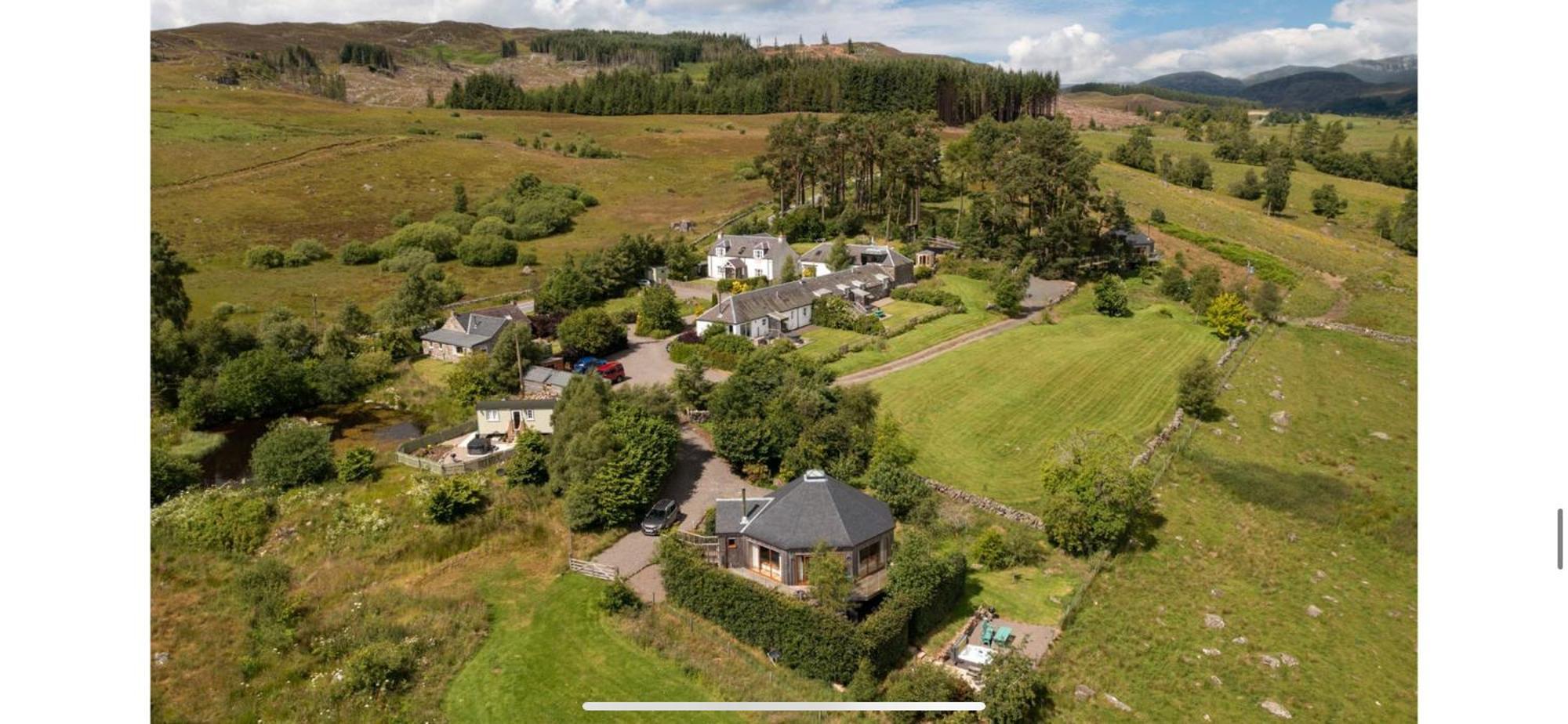 Dalnoid Cottages & Treehouses Nr Glenshee Exterior foto
